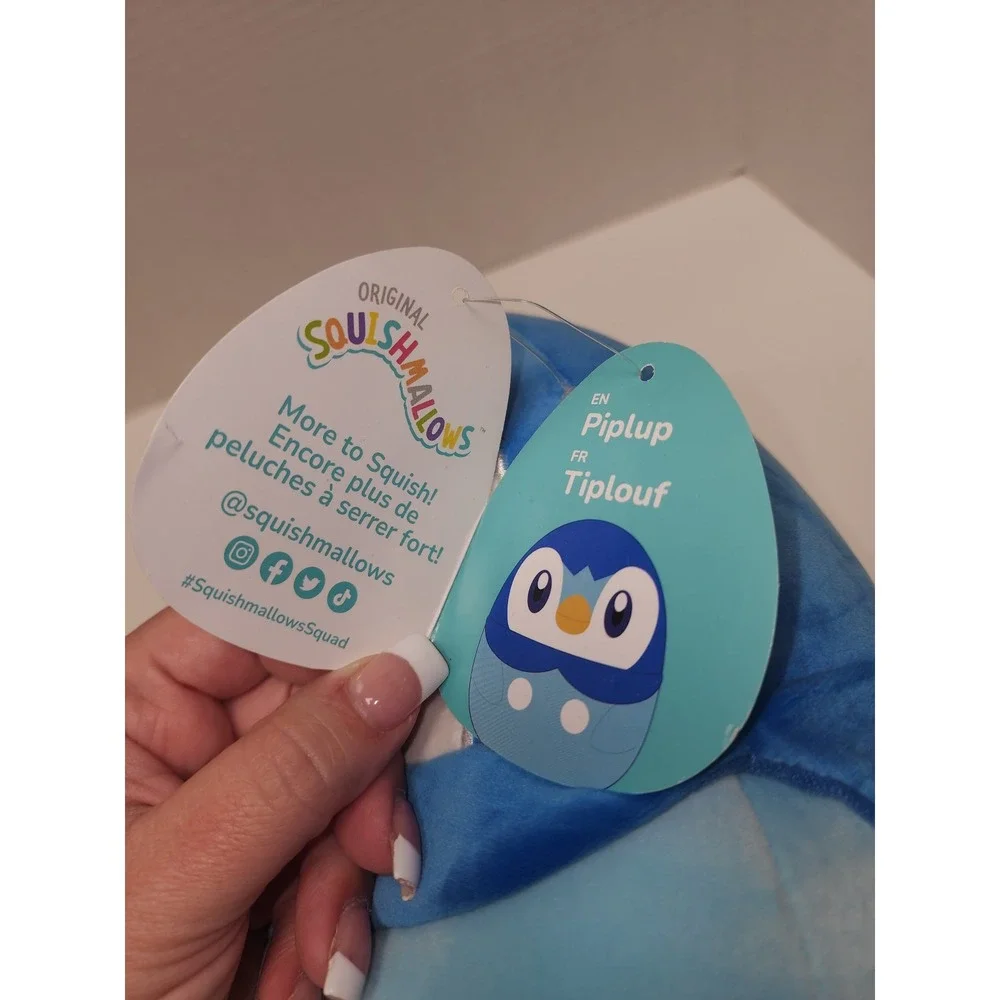 NEW NWT Squishmallow X POKÉMON Piplup‎ Plush
